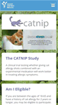 Mobile Screenshot of catallergyresearch.org